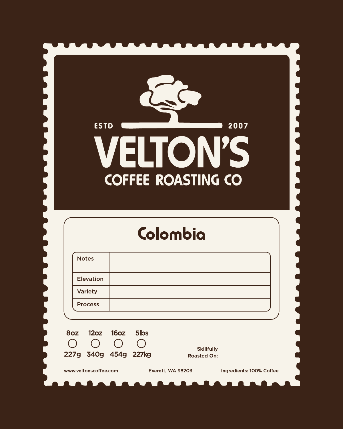 Colombia Tolima Las Garzas (Natural)